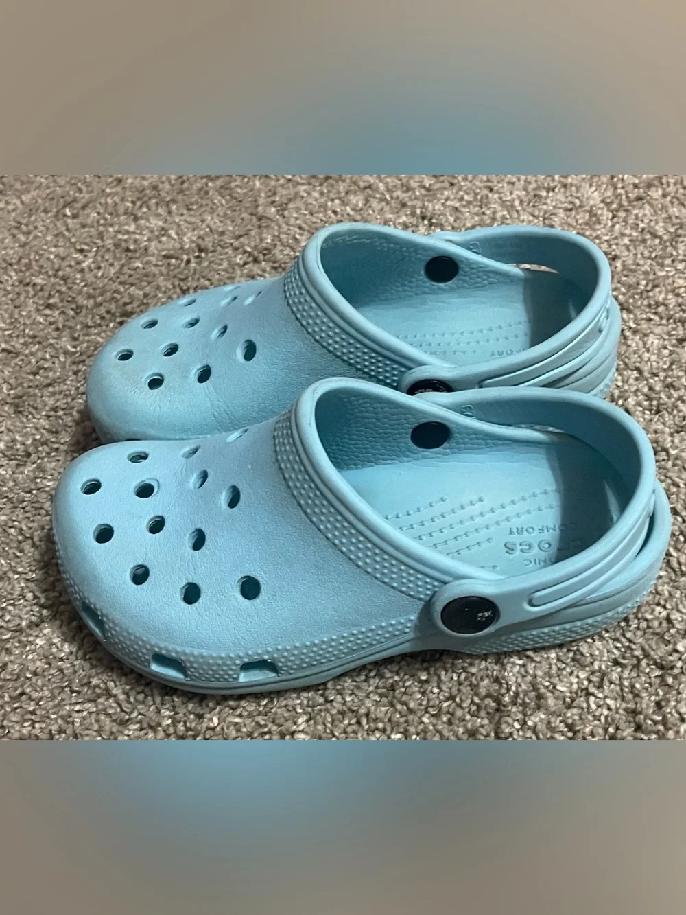 Classic crocs Child 12 unisex light blue